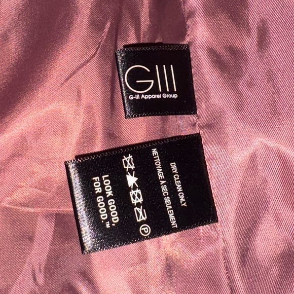 Kenneth Cole Mauve Belted Coat with Stand Up Collar - size XS - Picture 12 of 14